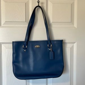 Coach handbag, blue